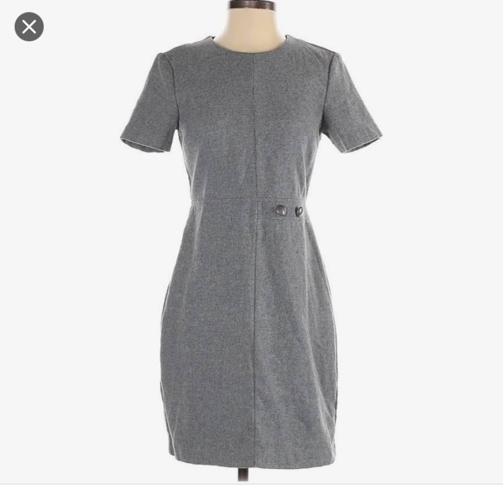 NWT Banana Republic Gray Shortsleeve Dress